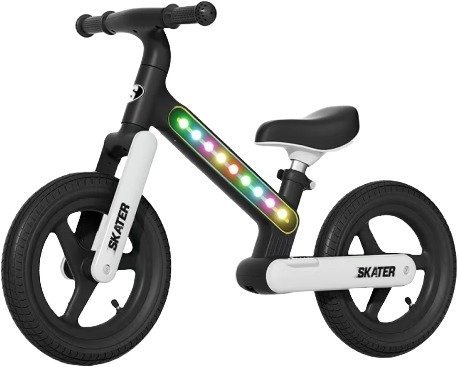 אופני האיזון הראשונות שלי עם אורות מבית Skater - שחור