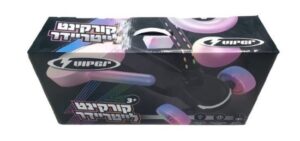 קורקינט LightTrader עם אורות מתחלפים מבית Viper - שחור