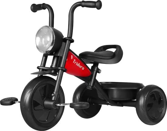 תלת אופן דגם Triduro עם אורות וקולות Qplay - אדום