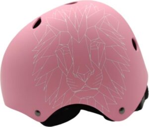 קסדת פעלולים מקצועית מבית Leo Pro - מידה S - צבע ורוד