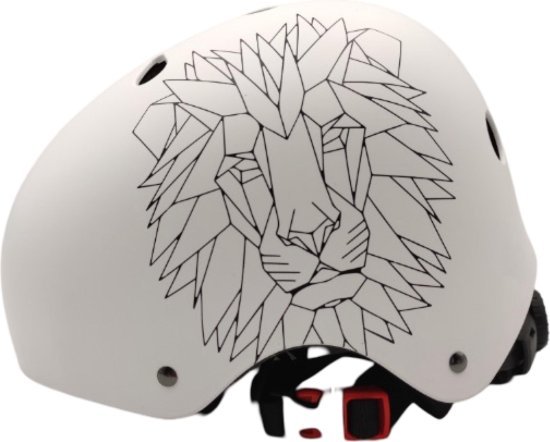 קסדת פעלולים מקצועית מבית Leo Pro - מידה XS - צבע לבן