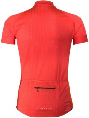 חולצת רכיבה קצרה לגברים Funkier J-7226 - מידה M - צבע אדום