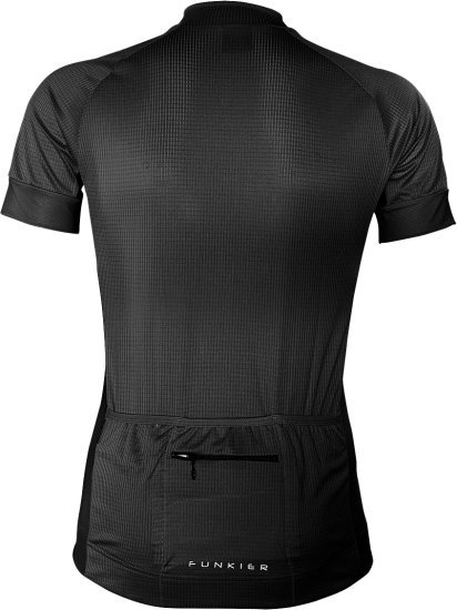חולצת רכיבה קצרה לגברים Funkier J-7226 - מידה S - צבע שחור