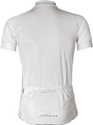חולצת רכיבה קצרה לגברים Funkier J-7226 - מידה 3XL - צבע לבן