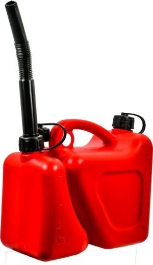 מיכל משולב דלק 5 ליטר + שמן 2 ליטר Smith 112521-004 - אדום