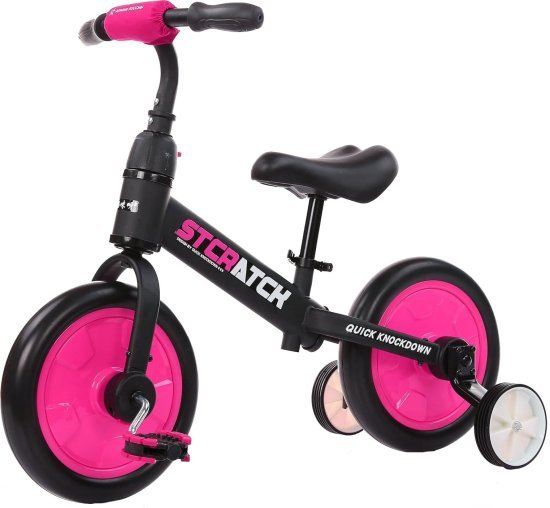 אופני איזון 2 ב-1 מבית Viper - צבע ורוד