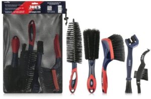 סט 5 מברשות פרמיום לניקוי אופניים מבית Joes No-Flats