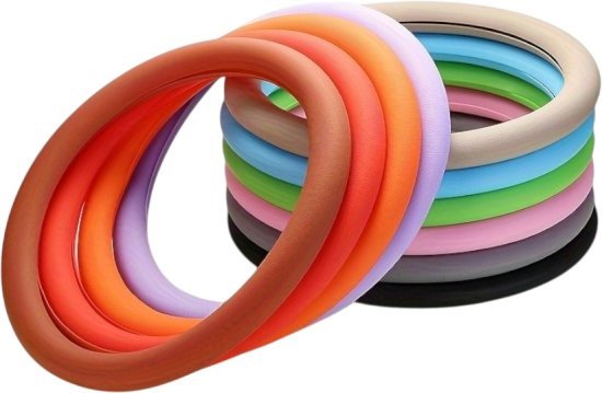 כיסוי הגה סיליקון Bpower - צבע שחור