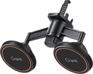 מעמד מגנטי כפול מותאם Magsafe לדשבורד הרכב דגם XMV26 לטלפון נייד מבית Gripqi