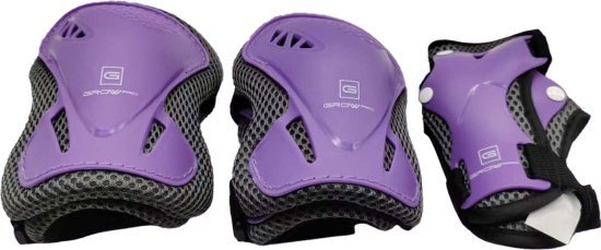 סט מגנים 3 חלקים מבית Grow - מידה S - צבע סגול