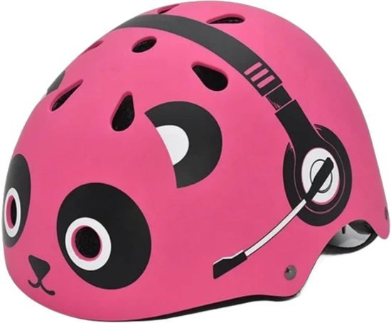 קסדה לילדים דגם Music מבית Grow - מידה M - צבע פוקסיה