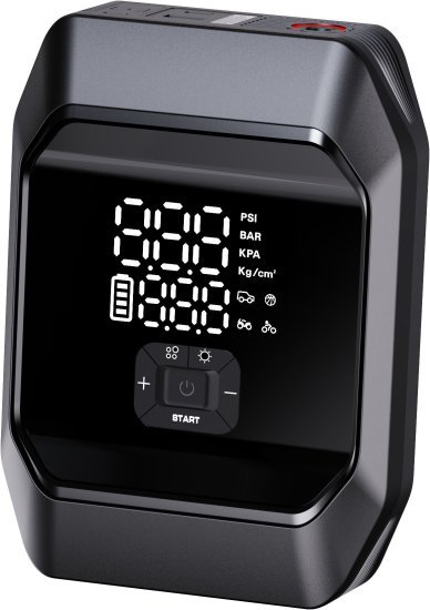 2 ב-1 בוסטר התנעה מקצועי משולב קומפרסור 12000mAh דגם KF03K-P מבית VicoVation