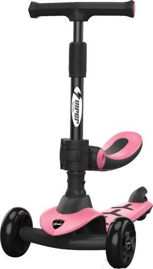 קורקינט מתקפל עם 3 גלגלים לילדים מבית Viper - ורוד