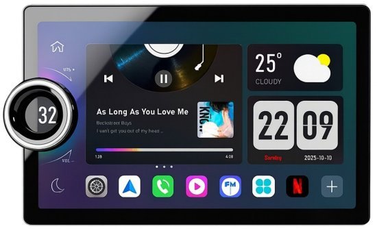 מערכת מולטימדיה 11.5 אינץ' לרכב VicoVation NICER S15 2K TS10 4GB RAM 64GB