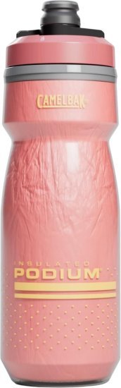 בקבוק שתייה 620 מ''ל Camelbak Podium Chill - צבע קורל (Coral Sunset)