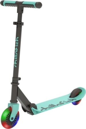 קורקינט לילדים עם אורות בגלגלים דגם Flexxi Glow מבית Chillafish - צבע מנטה