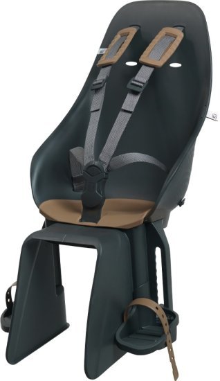 מושב ילדים אחורי Ta-ke לאופניים עם מתאם MIK HD לסבל מבית Urban Iki - צבע שחור חום