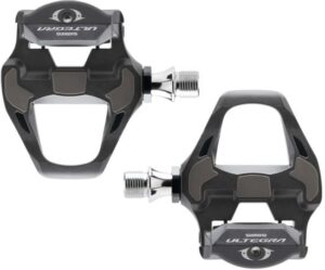 פדלים לאופני כביש Shimano Ultegra PD-R8000 SPD-SL - צבע שחור - ציר ארוך 4 מ''מ