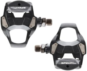 פדלים לאופני כביש Shimano PD-RS500 SPD-SL - צבע שחור - מידה One Size