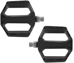 פדלים לאופני הרים ועיר Shimano PD-EF202 Casual Flat - צבע שחור - מידה One Size