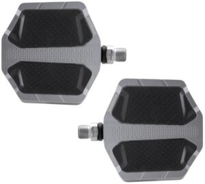 פדלים לאופני עיר Shimano PD-EF205 Urban Flat - צבע כסוף - מידה One Size