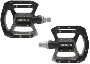 פדלים לאופני הרים Shimano PD-GR500 MTB Flat - צבע שחור - מידה One Size