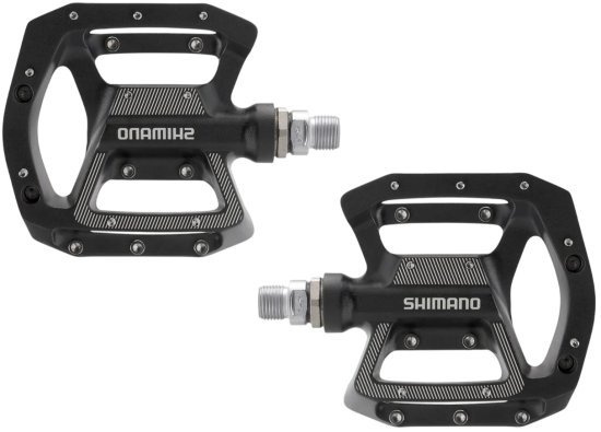 פדלים לאופני הרים Shimano PD-GR500 MTB Flat - צבע שחור - מידה One Size