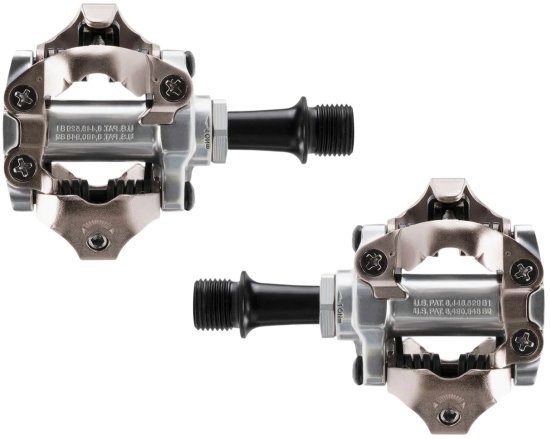 פדלים לאופני הרים Shimano PD-M540 SPD XC - צבע כסוף - מידה One Size