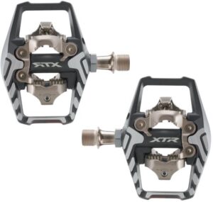 פדלים לאופני הרים Shimano XTR PD-M9120 SPD Trail - צבע שחור - מידה One Size