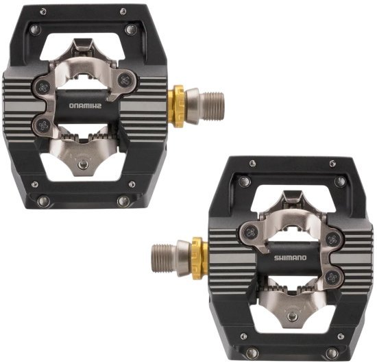 פדלים לאופני הרים Shimano Saint PD-M821 SPD Downhill - צבע שחור - מידה One Size