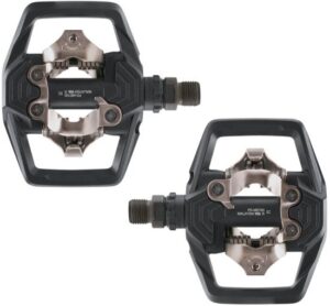 פדלים לאופני הרים Shimano PD-ME700 SPD Trail - צבע שחור - מידה One Size