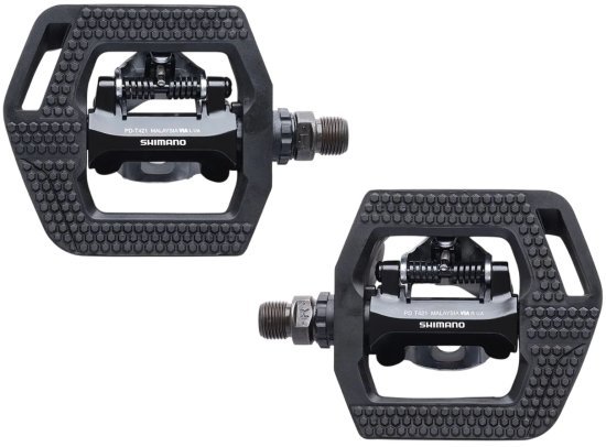 פדלים לאופני הרים ועיר Shimano PD-T421 SPD - צבע שחור - מידה One Size