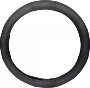 כיסוי הגה עור טיודור 45 ס''מ American Eagle - מידה XXL - צבע שחור