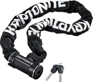 מנעול שרשרת Kryptonite Parkview לאופניים עם 2 מפתחות - באורך 91 ס''מ ועובי 8 מ''מ