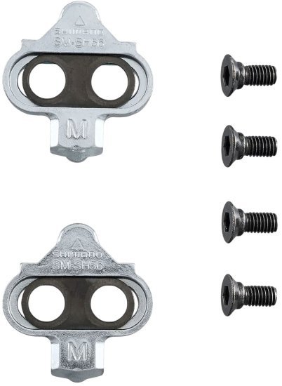 זוג קליטים לפדלים Shimano SM-SH56 SPD - צבע כסוף - מידה One Size