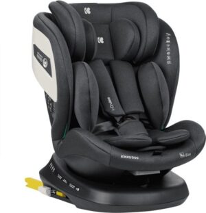 כיסא בטיחות מגיל לידה i-Cruise מסתובב 360 Kikkaboo - צבע אפור כהה