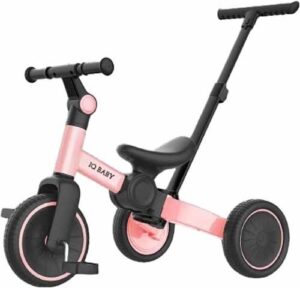 אופני איזון ותלת אופן 2 ב-1 מבית Anonima - צבע ורוד