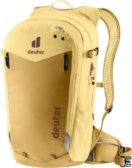 תיק גב לאופניים 14+3 ליטר דגם Deuter Compact - צבע צהוב