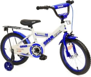 אופני BMX לילדים עם גלגלי עזר ''16 מבית Luli Baby's - צבע כחול