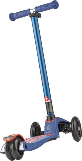 מציאון ועודפים - קורקינט 3 גלגלים Maxi Micro Deluxe - צבע כחול