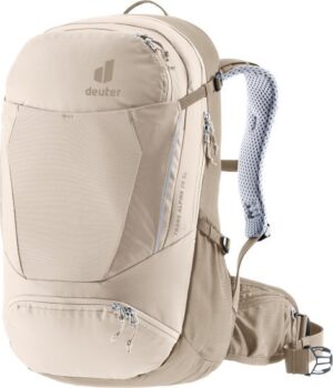 תיק גב לאופניים עבור נשים 28 ליטר דגם Deuter Trans Alpine SL - צבע גרייסטון