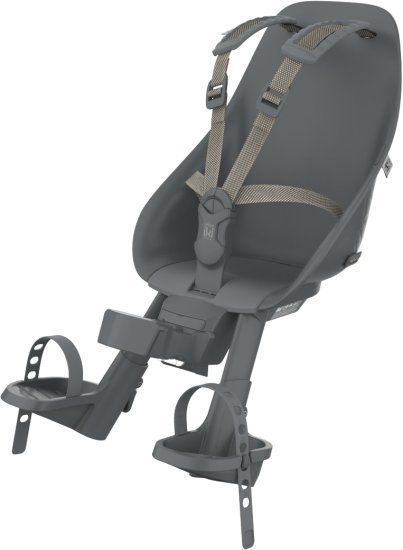 מושב תינוק קדמי Ta-ke לכידון האופניים עם מתאם Compact מבית Urban Iki - צבע Bincho Black