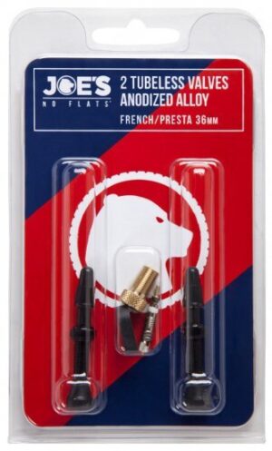 זוג ונטילים צרפתיים לטיובלס 36 ממ Joes - צבע אנודיז שחור