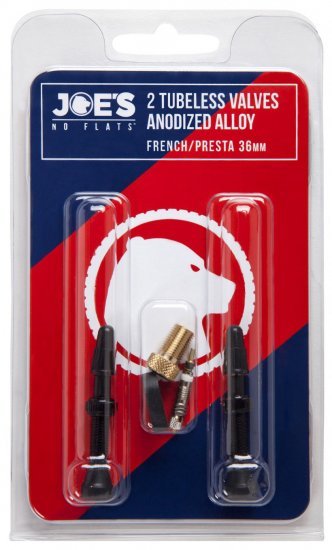 זוג ונטילים צרפתיים לטיובלס 36 ממ Joes - צבע אנודיז שחור