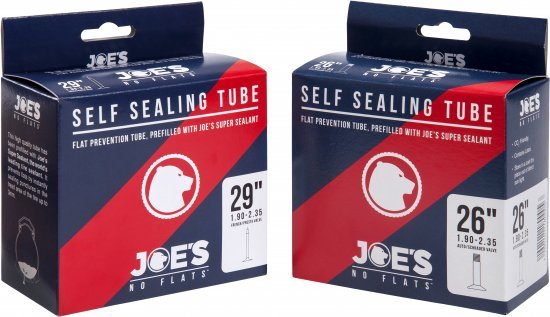 פנימית עם חומר נגד תקרים אוטו Joes Self Sealing Tube 27.5''x1.90 - 2.35