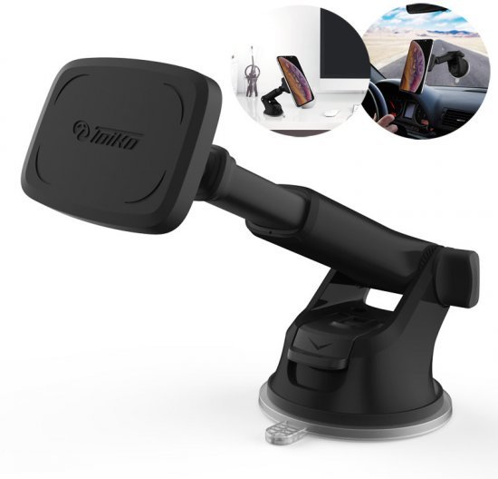 מעמד אוניברסלי לדשבורד והשמשה ברכב עם זרוע טלסקופית ותושבת מגנטית חזקה Toiko TK-DW2