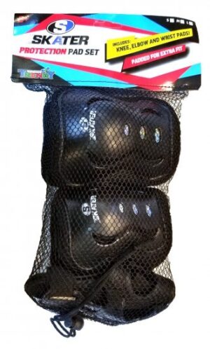 סט מגני מרפקים ,ידיים וברכיים Skater - מידה L - צבע שחור