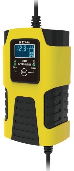 מטען מצברים חכם 6V/12V 2A Omega