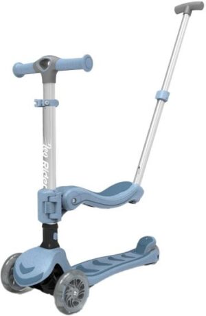 קורקינט 3 ב-1 עם מושב ומוט דחיפה כחול Leo Rider