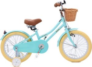 אופני ילדים עם גלגלי עזר 18 טורקיז Luli Baby's